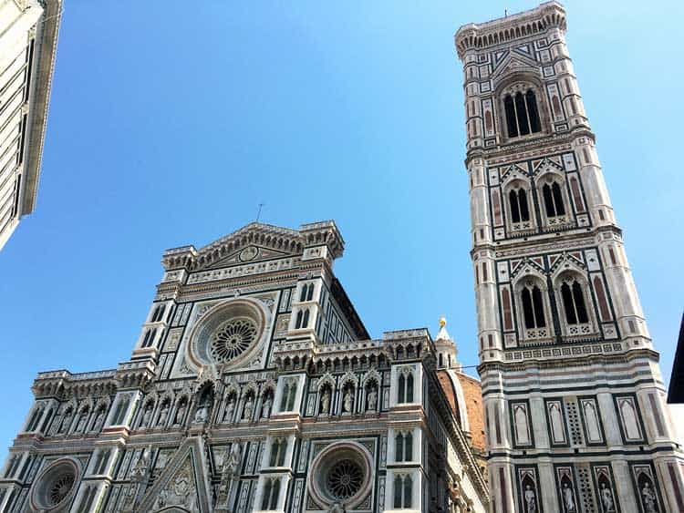 The Cathedral in Florence utilized geometric shapes in building of the cathedral. 